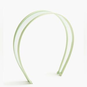 NWT J Crew factory Crisp Mint Mesh headband